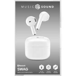 Music Sound Pod Headset SWAG True Wireless weiß