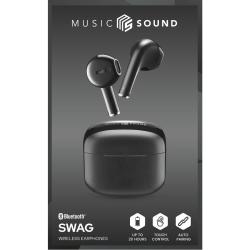 Music Sound Pod Headset SWAG True Wireless schwarz