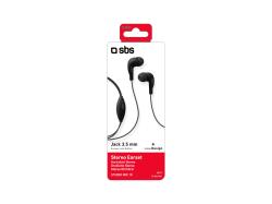 SBS Stereo in-ear Earset Jack 3,5mm black