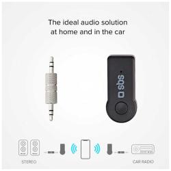 SBS Bluetooth Transmitter Empfänger AUX schwarz