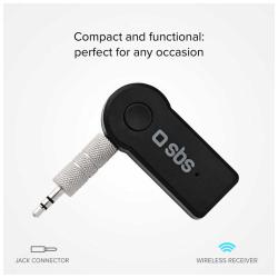 SBS Bluetooth Transmitter Empfänger AUX schwarz