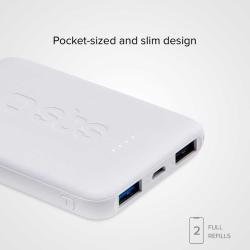 SBS Pocket Power Bank 5000 mAh weiß