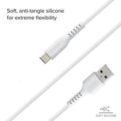 SBS USB Data Cable for Mobile Phones USB 2.0/Type C 1,5m white