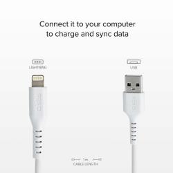 SBS USB Data Cable Apple Lightning C-89 1m white