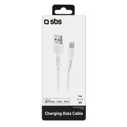 SBS USB Data Cable Apple Lightning C-89 1m white