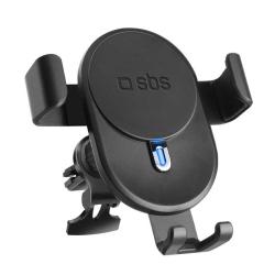 SBS Auto-Halterung 10 W Wireless-Aufladung mit Gravity-Verschluss schwarz