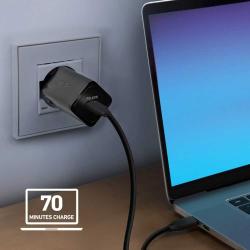 SBS Netzladegerät mit PD-Technologie 45 W-USB-C-GaN schwarz