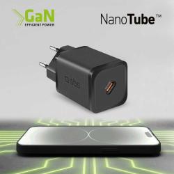 SBS Netzladegerät mit PD-Technologie 45 W-USB-C-GaN schwarz