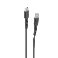 SBS Lade- und Datenkabel USB-C auf Lightning 3 m schwarz