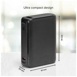 SBS Powerbank ultra-kompakt 10 000 mAh schwarz