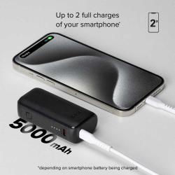 SBS Powerbank ultrakompakt 5000 mAh schwarz