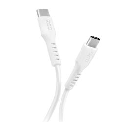 SBS Daten- und Ladekabel USB-C auf USB-C 1 m weiß