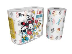 Küchenpapier mit Disney-Motiven. Enthält Mickey Mouse und andere Charaktere.