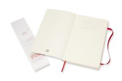 Moleskine Notizbuch Large/A5, Blanko, Soft Cover, Scharlachrot - Taschenbuch