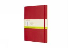 Moleskine Notizbuch Xlarge, Blanko, Soft Cover, Scharlachrot - Taschenbuch