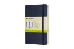 Moleskine Notizbuch Pocket/A6, Blanko, Soft Cover, Saphir - Taschenbuch