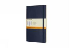 Moleskine Notizbuch Large/A5, Liniert, Soft Cover, Saphir - Taschenbuch