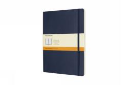 Moleskine Notizbuch Xlarge, Liniert, Soft Cover, Saphir - Taschenbuch