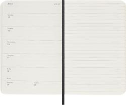 Moleskine 12 Monate Wochen Notizkalender 2025, Pocket/A6 - gebunden