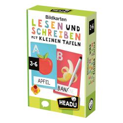 HEADU Bildkarten Lesen und Schreiben mit kleinen Tafeln