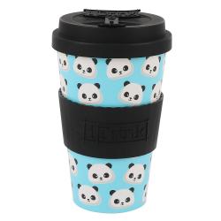 I-TOTAL Thermo-Becher Serie Panda 435 ml hellblau