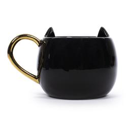 Tasse Katze Posh+pop Serie Cozy schwarz