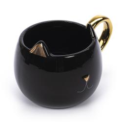 Tasse Katze Posh+pop Serie Cozy schwarz