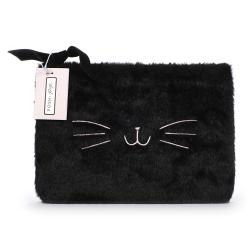 Kosmetiktasche Katze Pop+posh Serie Cozy schwarz