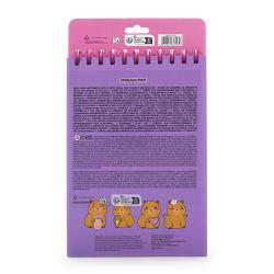 Sketchbuch Dreampop Capybara mit Gelstiften, Stickern und Stempel