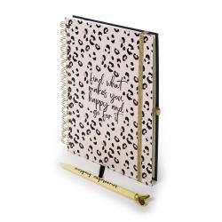 Notitzbuch und Stift Posh + Pop Animal