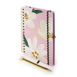 Notitzbuch und Stift Posh + Pop Flower