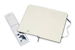 Moleskine Sapphire Blue Notebook Large Dotted Hard - gebunden