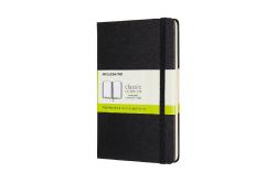 Moleskine Notizbuch, Medium, Blanko, Hard Cover, Schwarz - gebunden