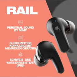 Skullcandy RAIL TRUE WIRELESS IN-EAR TRUE BLACK