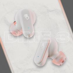 Skullcandy DIME 3 TRUE WIRELESS IN-EAR BONE/ORANGE GLOW