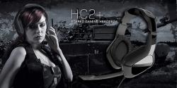 Gioteck Stereo Gaming Headset - HC 2+, schwarz 
