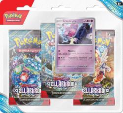 Pokémon Sammelkartenspiel Stellarkrone 3-Pack Blister