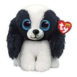 TY Beanie Boo Hund Sissy 15 cm schwarz/weiß