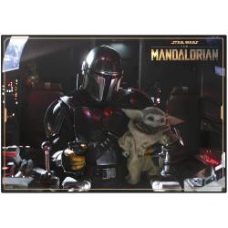 GRUPO ERIK Schreibunterlage The Mandalorian & Baby Yoda bunt