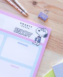 Schreibunterlage A3 Snoopy mit Wochenplaner bunt