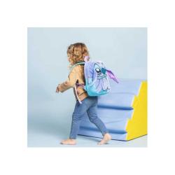 Kinderrucksack mit Ohren Serie Stitch 21 x 27 x 9 cm blau