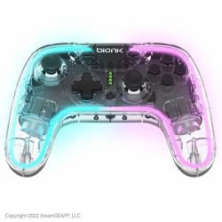 BIONIK NeoGlow Controller für Nintendo Switch, PC und Android Geräte RGB LED bunt