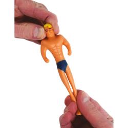 World's Smallest Stretch Armstrong dehnbar 9,7 cm bunt