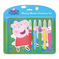 Kreativ-Set Peppa Wutz Blowing Markers 7-teilig mehrere Farben 