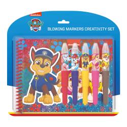 Kreativ-Set Paw Patrol Blowing Markers 7-teilig mehrere Farben 