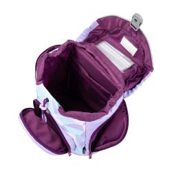 OXYBAG Schultaschen-Set Premium Sherpy Einhorn 4-teilig lila