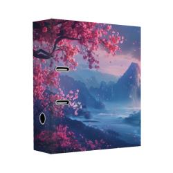 Ordner A4 Romantic Nature rosa/blau/violett