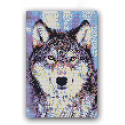 BEEDZ ART Bügelperlen-Set Wolf 45,5 x 30 cm bunt