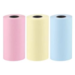 Nachfüllpackung Druckpapier für Mini Pocket Drucker rosa/gelb/blau