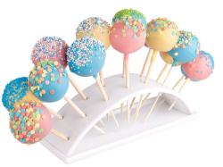 Cake Pops Halter aus Porzellan weiß